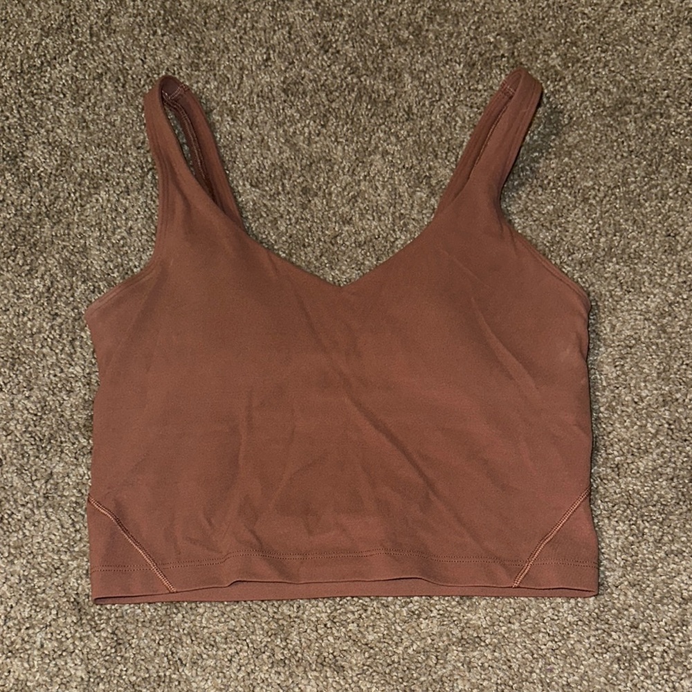 lululemon athletica Rust Crop Top